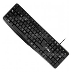 Teclado Alámbrico Cable Usb Numerico Windows Mac Color Negro