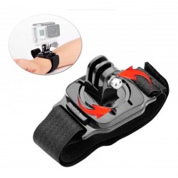 Soporte Correa De Muñeca Brazo Gira 360 Con Velcro Ajustable