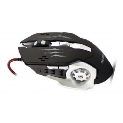 Raton Mouse Gamer Alambrico Retroiluminado 6 Botones Gaming