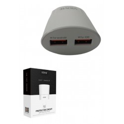 Cargador Usb Charger Carga Limpia Dual Original Vidvie
