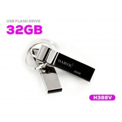 Memoria Usb 32 Gb Metalica Llavero Clase 10 Original Harvic