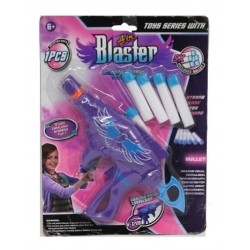 Pistola Blaster Lanzador De Dardos Rebelle X5 Dardos Fx983