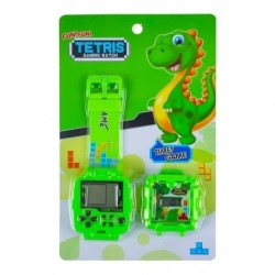 Reloj Infantil Con Tetris Para Niños De Dinosaurio