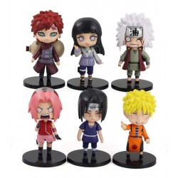 Figuras Naruto Set X 6 + Obsequio