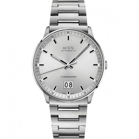 Reloj Mido M0216261103100 Commander Silver/Steel One Size (Importación USA)
