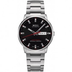 Reloj Mido Commander II M0214311105100 Hombre Black Dial Sta (Importación USA)