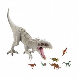 Figura de acción Indominus Rex Camp Cretaceous GPH95 de Mattel Super Colossal