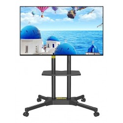 Base Soporte Televisor 32 A 65 Ajustable Movible De Piso