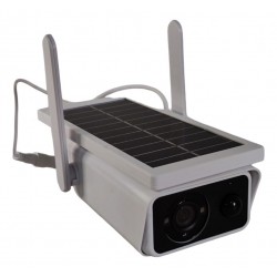 Camara Seguridad Alimentación Solar 1080p Pilas Recargables