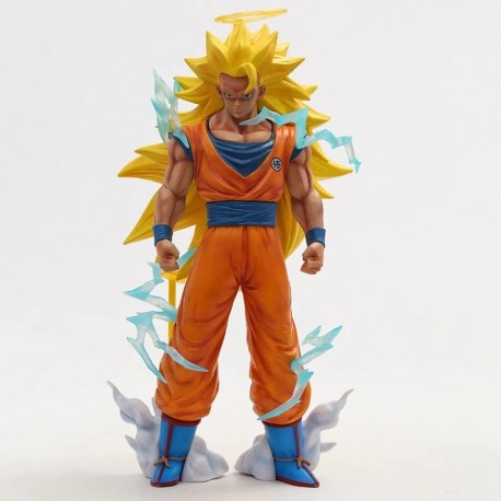 Figura Goku Fase 3 Con 2 Cabezas Dragon Ball Z