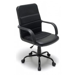 Silla De Escritorio Ejecutiva Pc Ergonómica Brazos Ecocuero