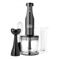Batidora Inmersión 3en1 Cuchillas Acero Inoxidable Ergonómic