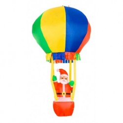 Inflable Navidad Santa Claus Paracaídas Decoración 180x100cm