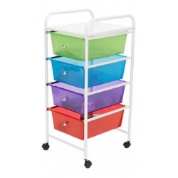 Carro Organizador Plastico 4 Niveles 31x38x77cm