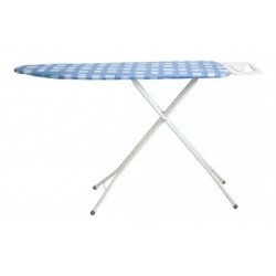 Mesa Para Planchar Malla 122x38 Cuadros Azul