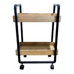 Carro Organizador Bar 2 Bandejas 53x30x80cm