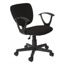 Silla De Escritorio Profesional Con Brazos Negro