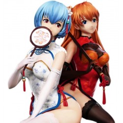 Figura Neon Genesis Evangelion Rei Ayanami Y Asuka Langley