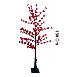 Árbol De Navidad Flores De Miple Sakura Luz Propia 180cm