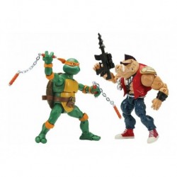 Playmates Toys Tmnt Tortugas Ninja Michelangelo Vs Bebop