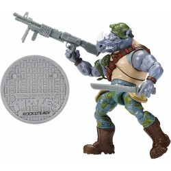 Tortugas Ninjas Mutantes Figuras Leonardo Vs Rocksteady 2021