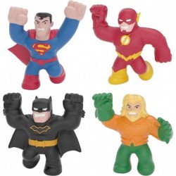 Figuras Goo Jit Zu X4 , Aquaman, Batman, Superman , Flash