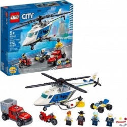 Lego City 60243 Persecución En Helicóptero Policía - 212 Pcs