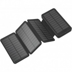 Panel Solar Cargador 20000mah Banco Energía Solar X4 Fuentes
