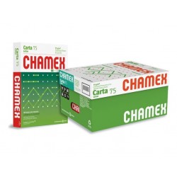Caja De 10 Resmas De Papel Blanco Chamex ,tamaño Carta .