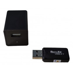 Cargador Cámara Espía Hd 1080p Adaptador Usb