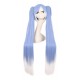 ¡ Peluca Miku 120cm Blanco Azul Extralarga Hatsune Cosplay !