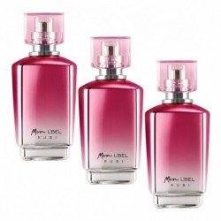 3 Perfumes Mujer Mon Rubi Lbel