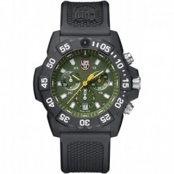 Reloj Luminox A3597 3597 Navy Seal Chronograph Black/Green H (Importación USA)