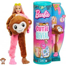 Muñeca Con Disfraz Serie Jungla Barbie Cutie Reveal Mico
