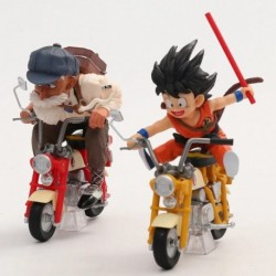 Figura Son Goku Y Maestro Roshi Con Motocicleta Dragon Ball
