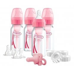 Set Teteros Biberones 13 Piezas Dr. Brown's Options+ Rosado