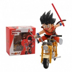 Dragon Ball Z Kid Goku En Motocicleta Figura En Caja