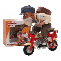 Dragon Ball Z Maestro Roshi En Motocicleta Figura En Caja