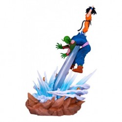 Figura Piccolo Vs Son Goku Diorama Con Luz 21 Cm