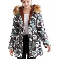 Abrigos Chaqueta De Invierno Para Mujer Camuflado Freeprance