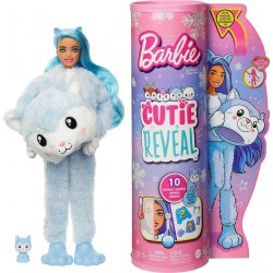 Muñeca Peluche Barbie Cutie Reveal Perro Husky