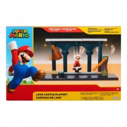 Super Mario Bros Set Castillo De Lava