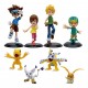 Figuras De Colección Digimon X8 Agumon Taichi Yamato