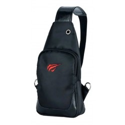 Mochila Bandolera Cruzada Havit Negra Correa Hombro Canguro
