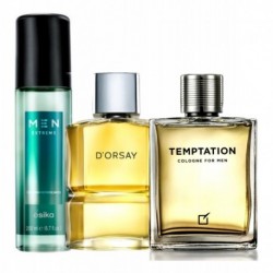Perfumes Dorsay + Temptation + Men Extr