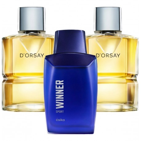 2 Perfume Dorsay + 1 Winner Sport Esika