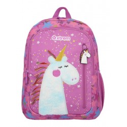 Morral Escolar Logan Unicornio Morado