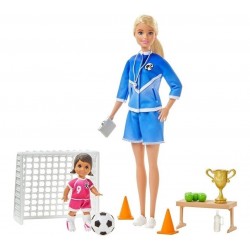 Barbie Entrenadora De Fútbol 100% Original Nueva De Mattel