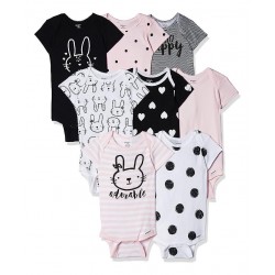 Set Bodys Para Bebe Gerber X8 Unidades Adorable