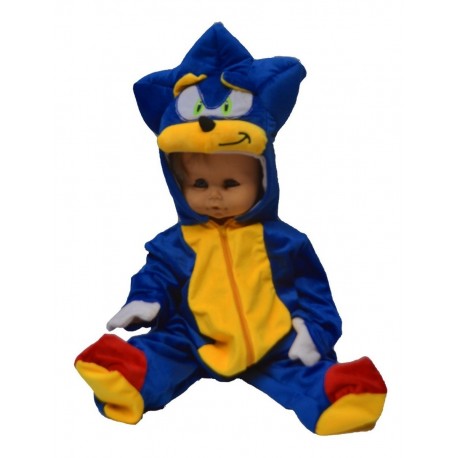 Disfraz Sonic Bebe Niños